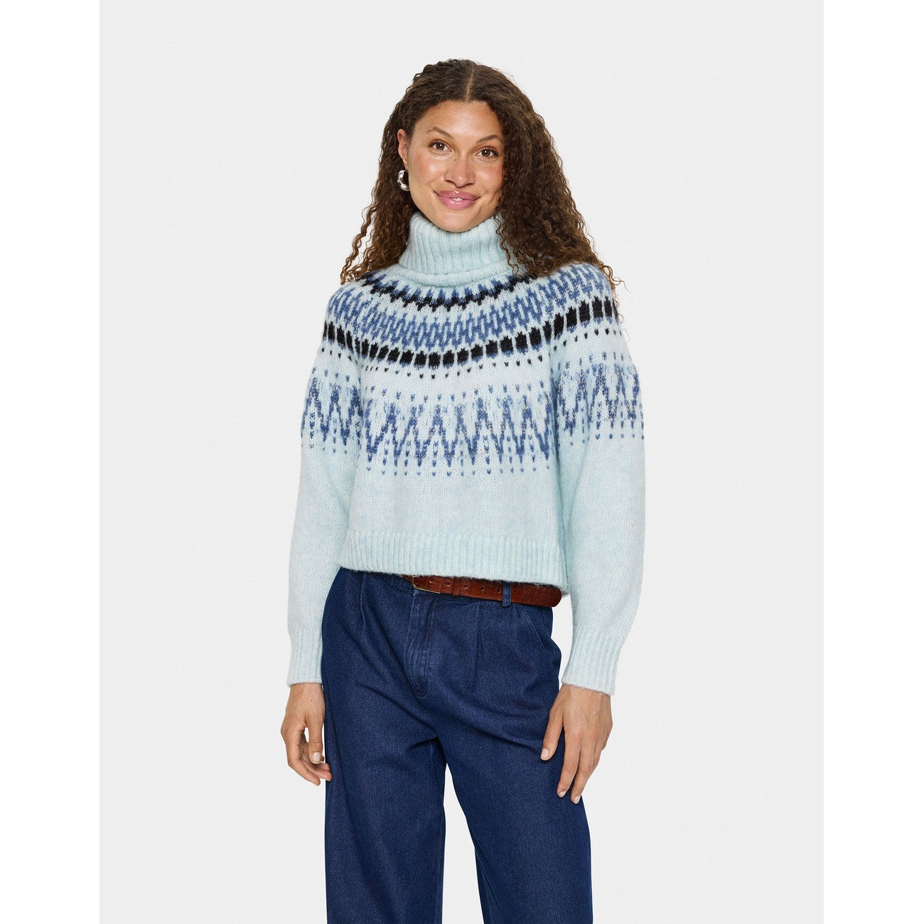 Megna SZ Rollneck Pullover by Saint Tropez Sweater Saint Tropez