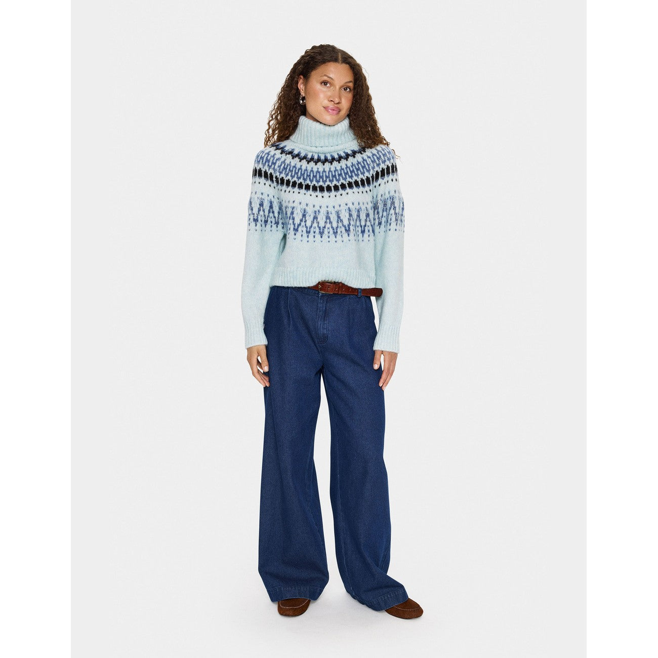 Megna SZ Rollneck Pullover by Saint Tropez Sweater Saint Tropez