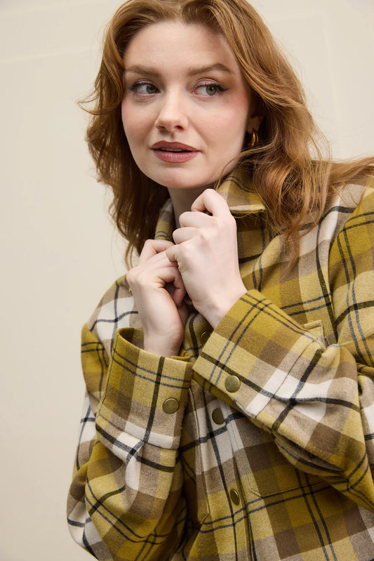 Plaid Bomer Jacket by Hilary MacMillan Jackets & Blazers Hilary MacMillan
