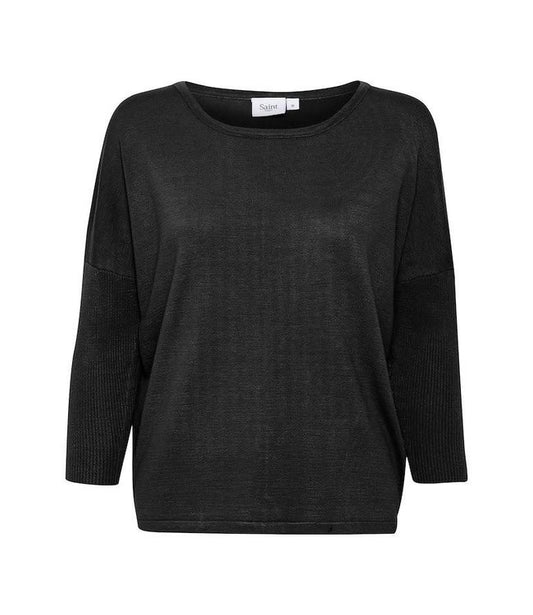 Mila SZR- Neck Pullover by Saint Tropez Pullover Saint Tropez