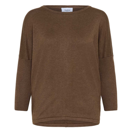 Mila SZR- Neck Pullover by Saint Tropez Pullover Saint Tropez