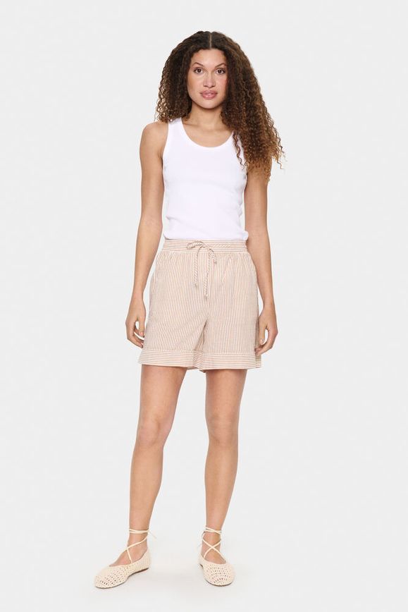 Seersucker Stripe Shorts by Saint Tropez