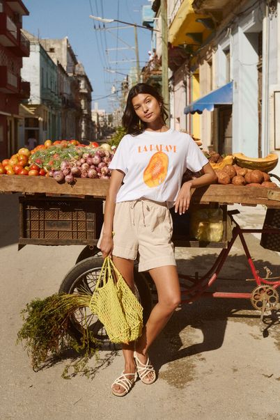 Seersucker Stripe Shorts by Saint Tropez