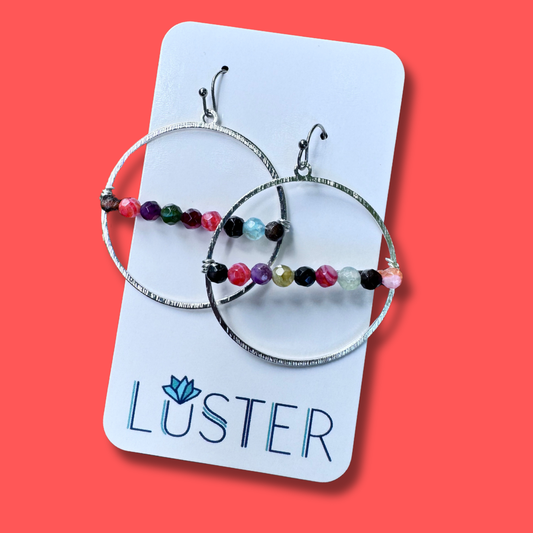 Colorful Earrings Accessories LUSTER