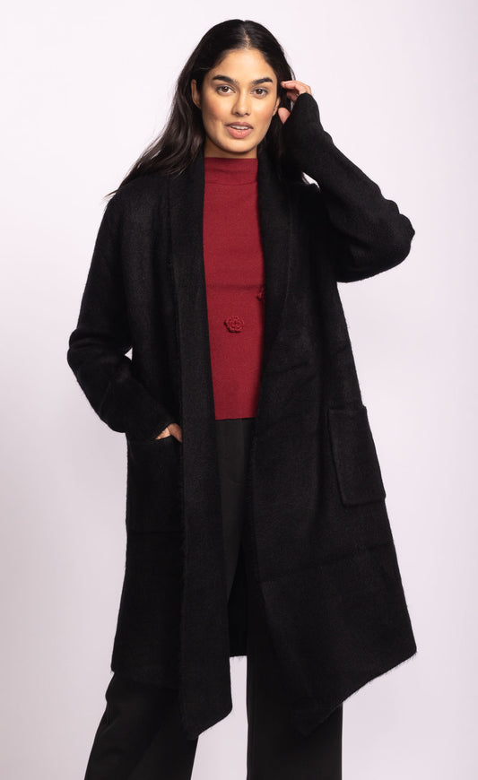 Stockport Jacket by Pink Martini Knits & Sweaters Pink Martini Black