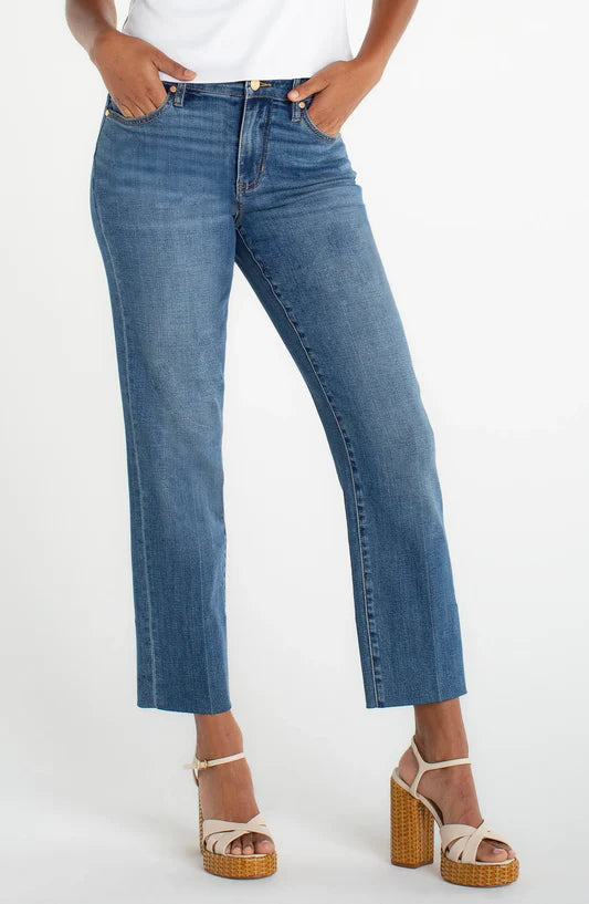 Kennedy Crop Straight With Blind Hem by Liverpool Denims Liverpool Newport Beach