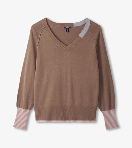 V-neck Knit Sweater by Hatley Sweater Hatley