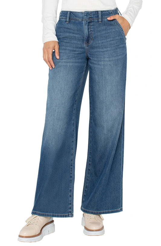 Weekender Trouser Denim by Liverpool Trouser Liverpool Denim 4