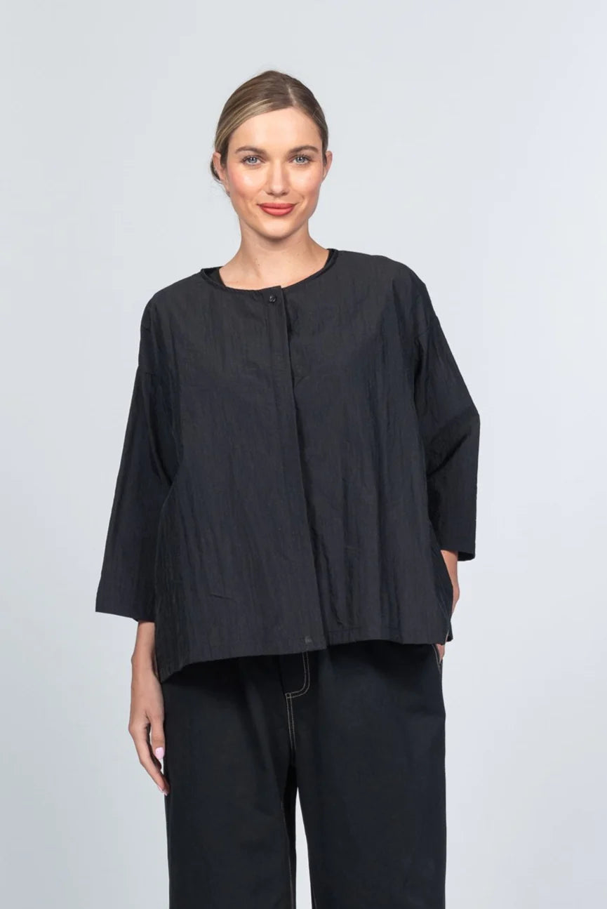 Versatile Top by Paolo Tricot Apparel Paolo Tricot Black