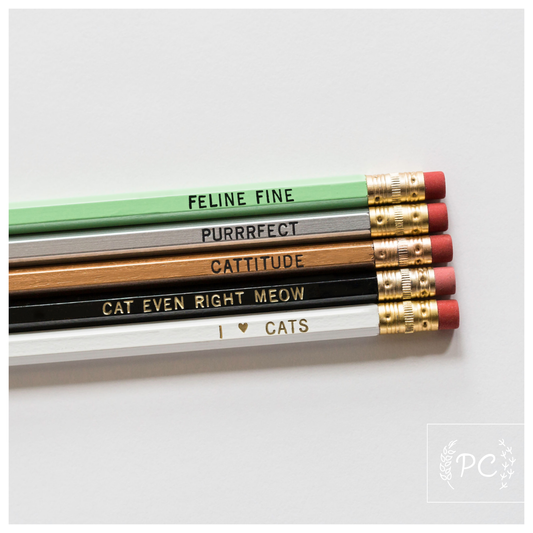 Cat Pencil Set