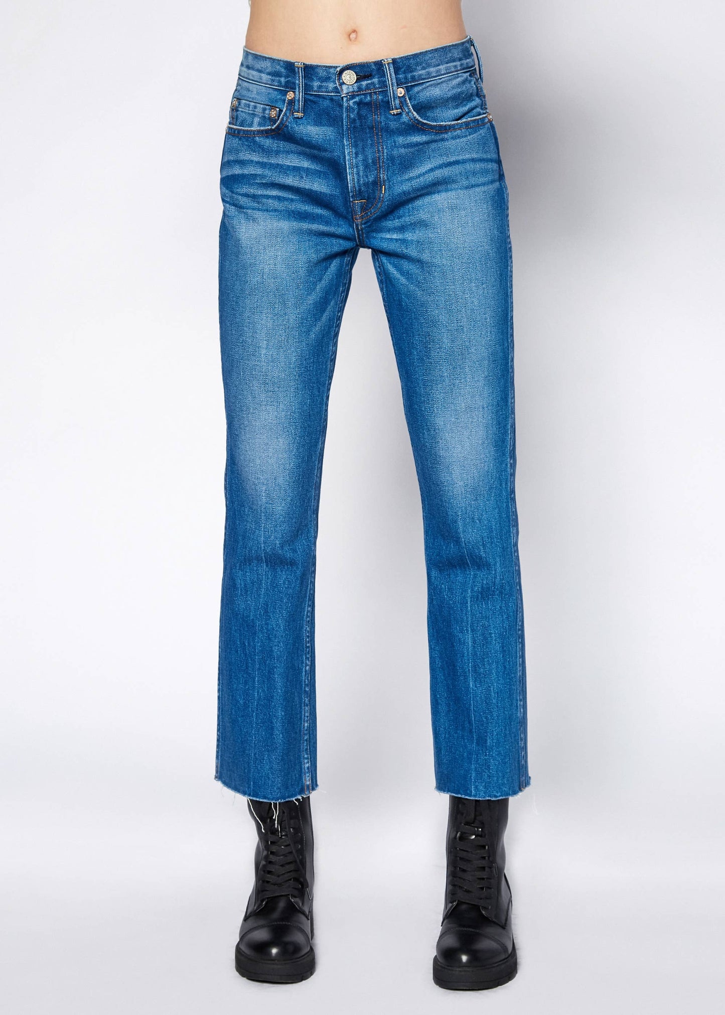 Mid Rise Kick Flare by Noend Denim